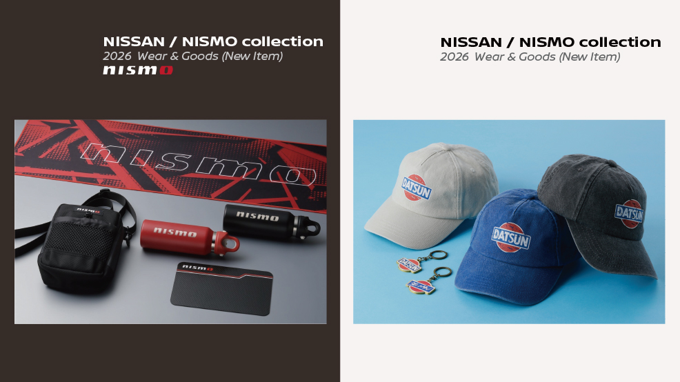 日産 ： NISSAN CROSSING | 2026年春夏日産グッズ新商品発売のご案内